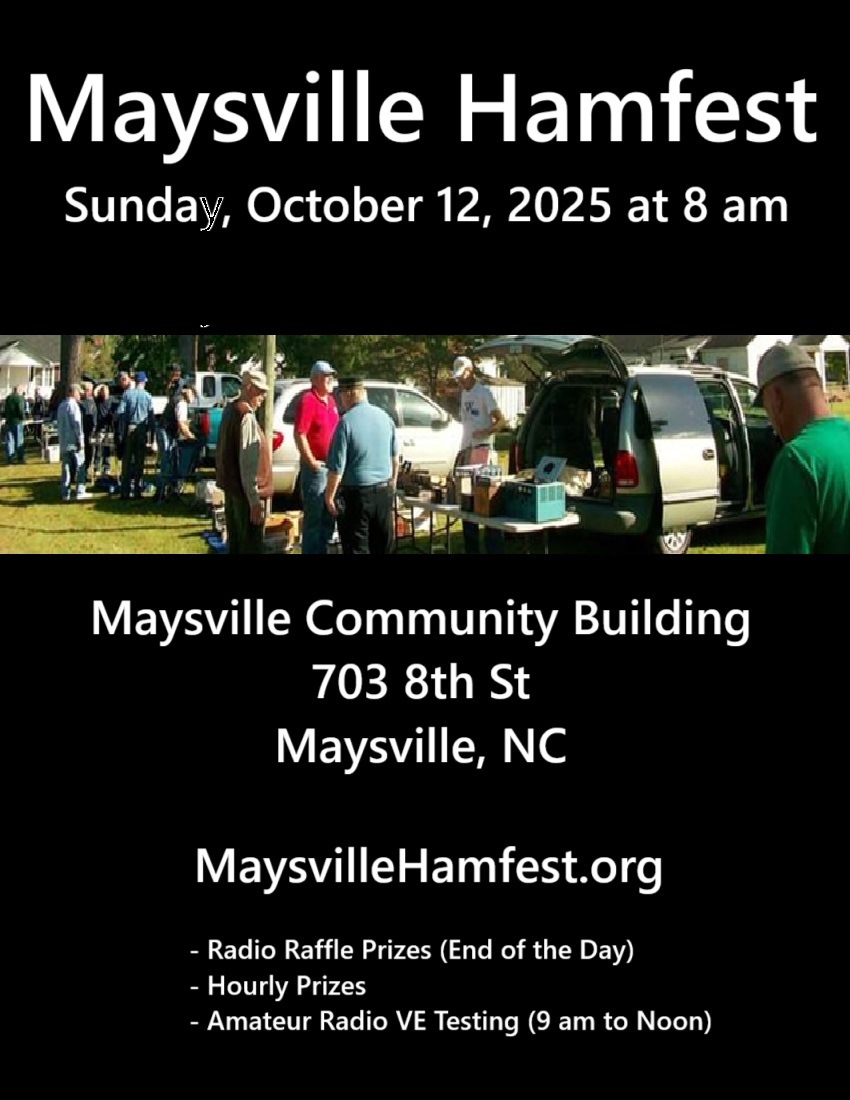 Maysville Hamefest 2025