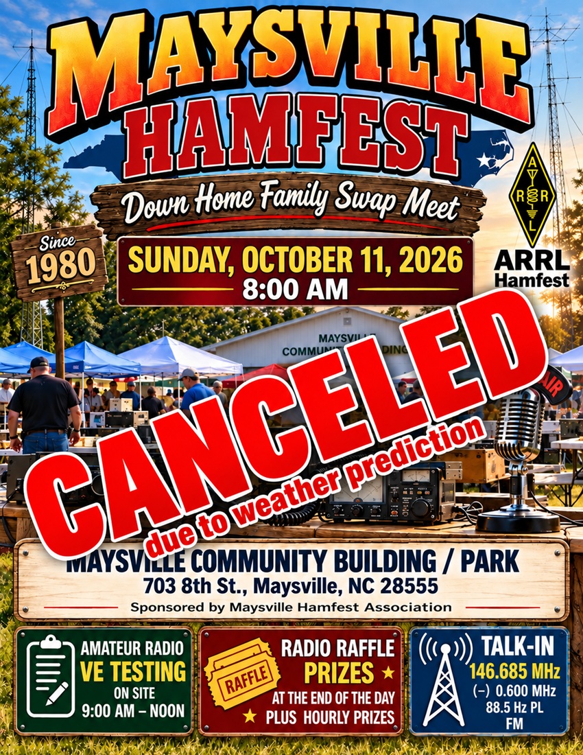 Maysville 2026 Canceled.